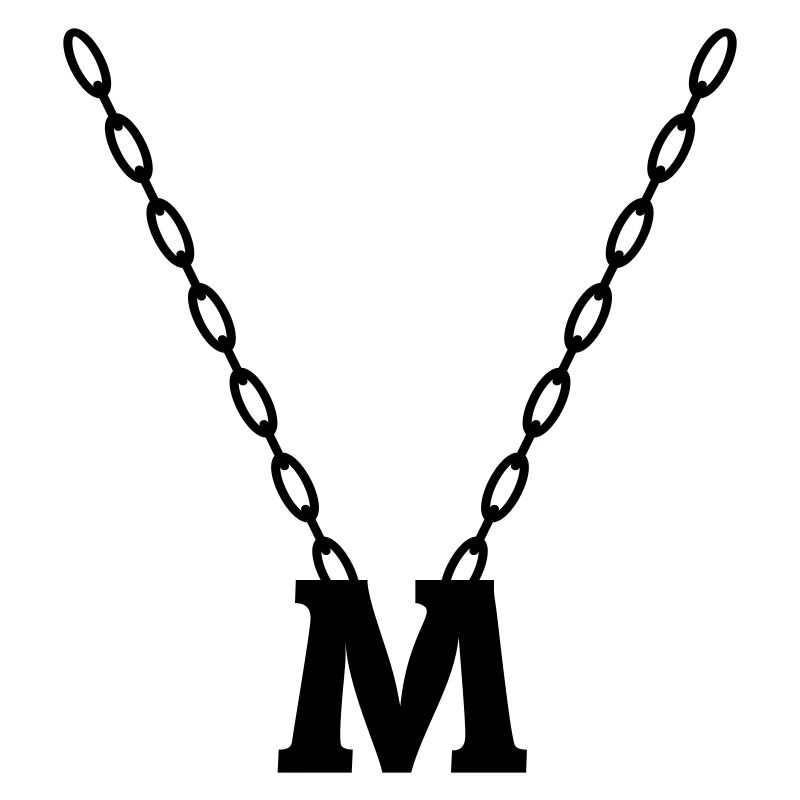 Buchstabenkette Initial M
