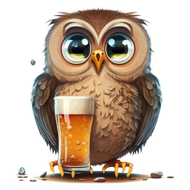 Süße Bier Eule