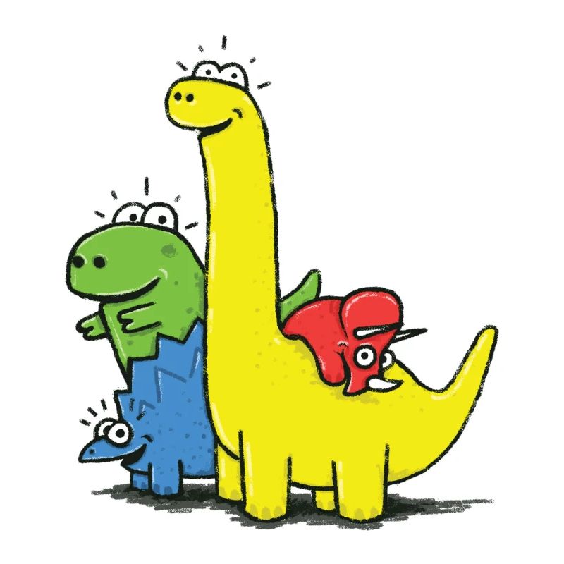 Dino Gang, Colored