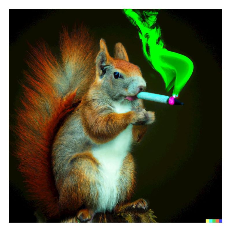 Neon Eichhörnchen