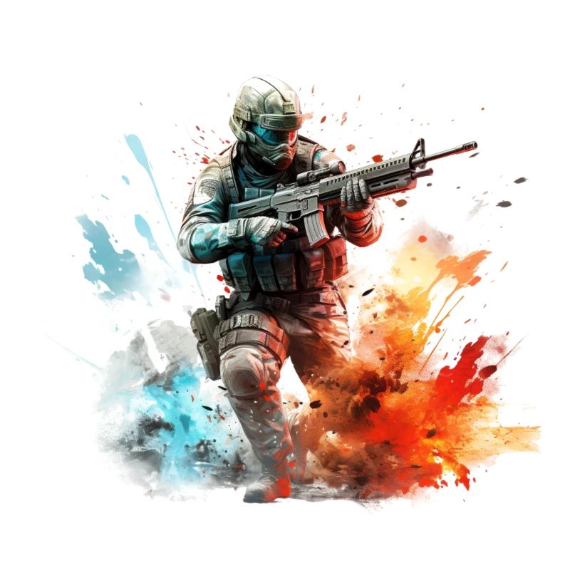 Art de jeu CoD BF 2042 BF4 BF3 BF2