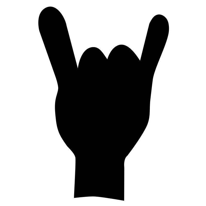 Rock and roll hand de