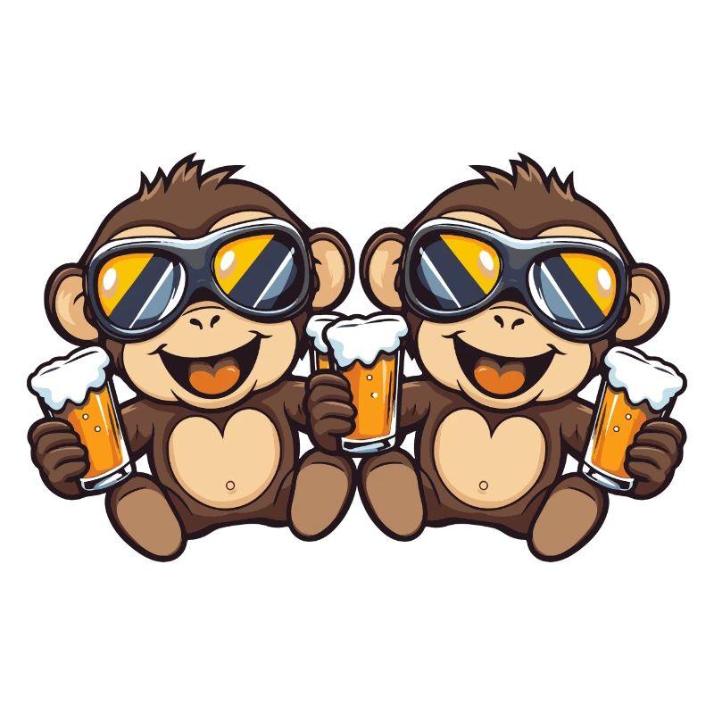 Monkey Ski Team Beer