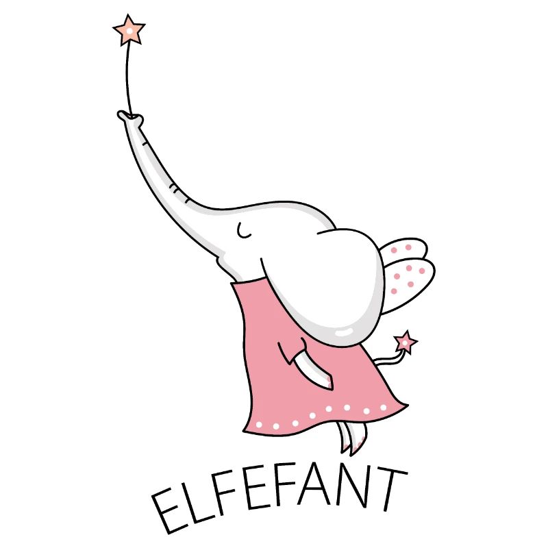 Elfe et éléphant