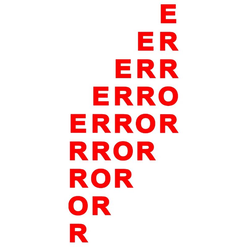 Error Saying Proverbs
