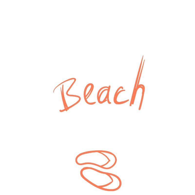 Ne t’inquiète pas, plage, joyeuse déclaration d’été