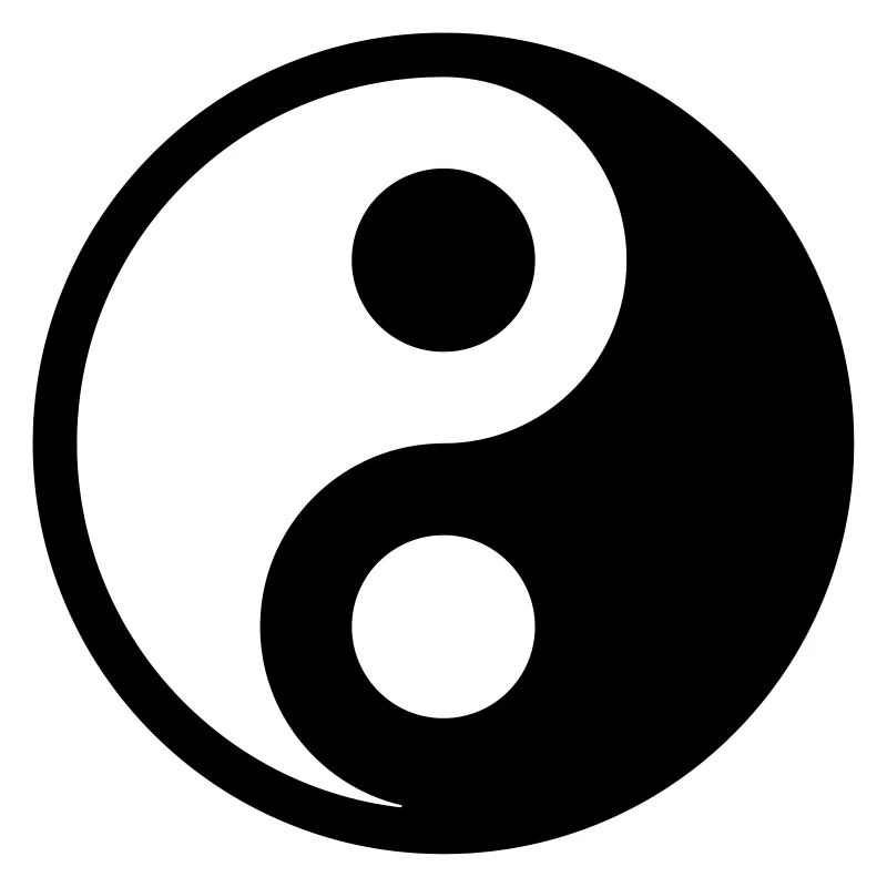 Yin Yang Vector Perfect Harmonic Personalize