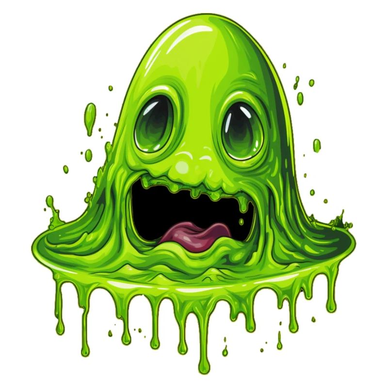 Monstre de boue vert