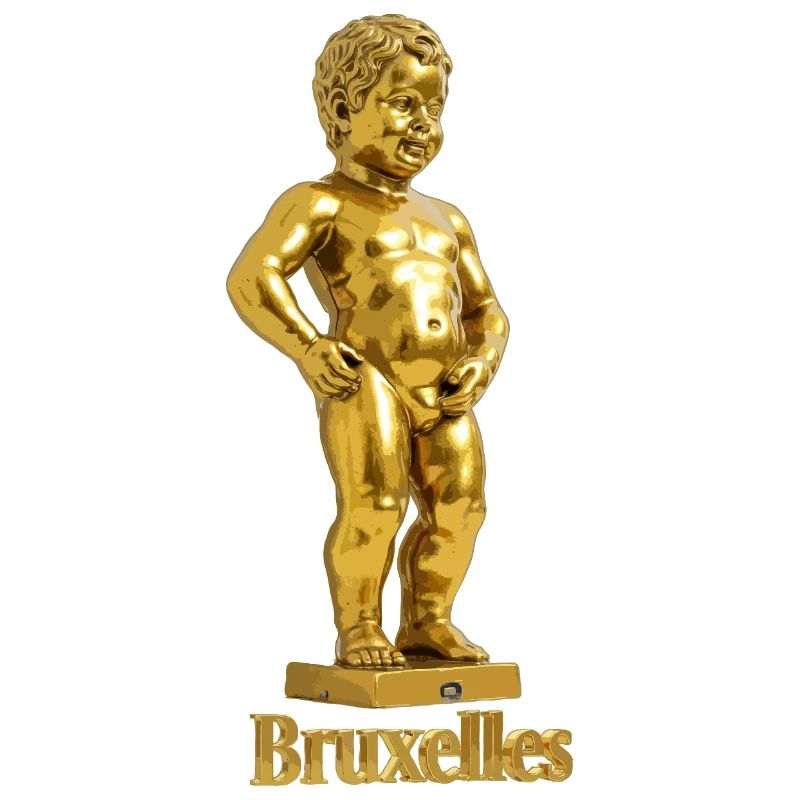 Manneken Pis de Bruxelles en oder