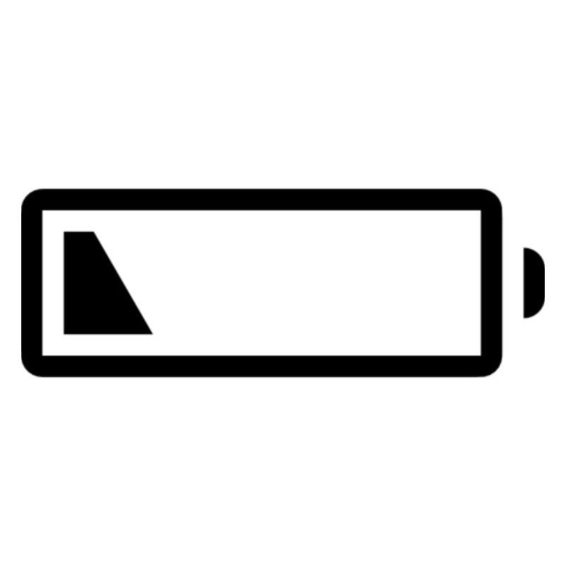 Leere Batterie / Empty Battery