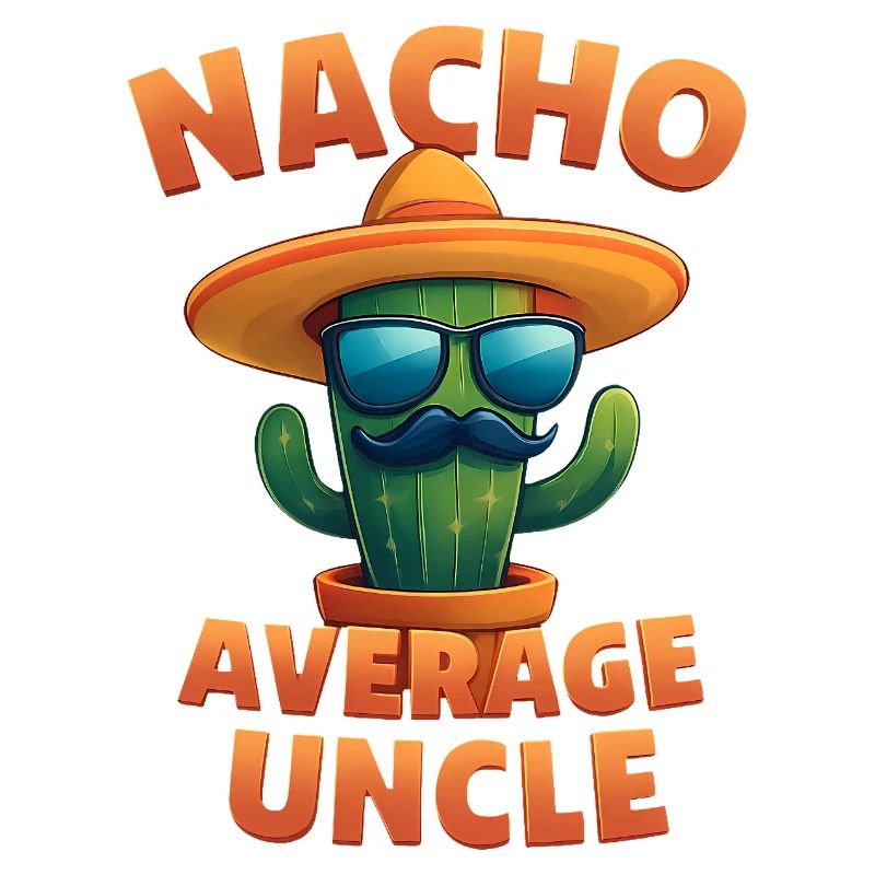 Conception de cactus oncle Nacho Average