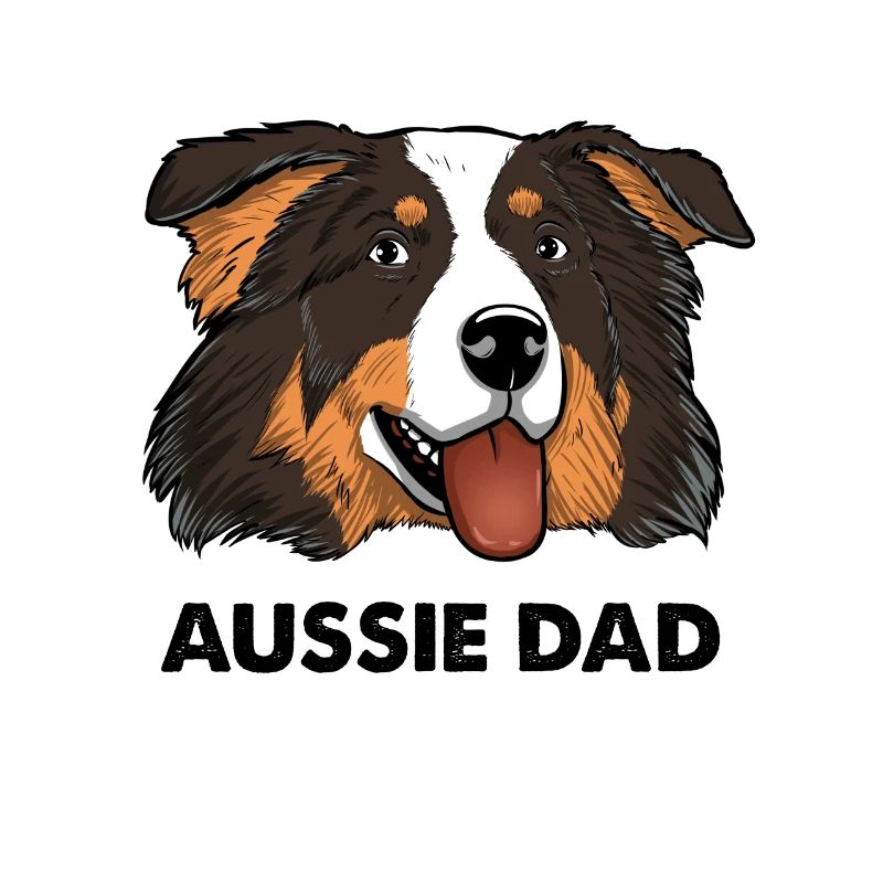 Aussie Dad Australian Shepherd Papa