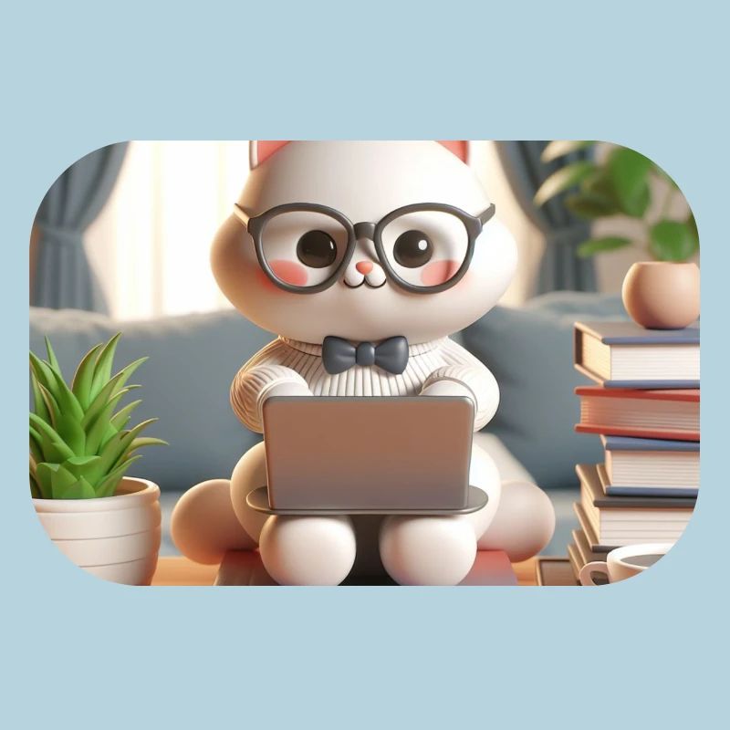 3D-Computer-Katze
