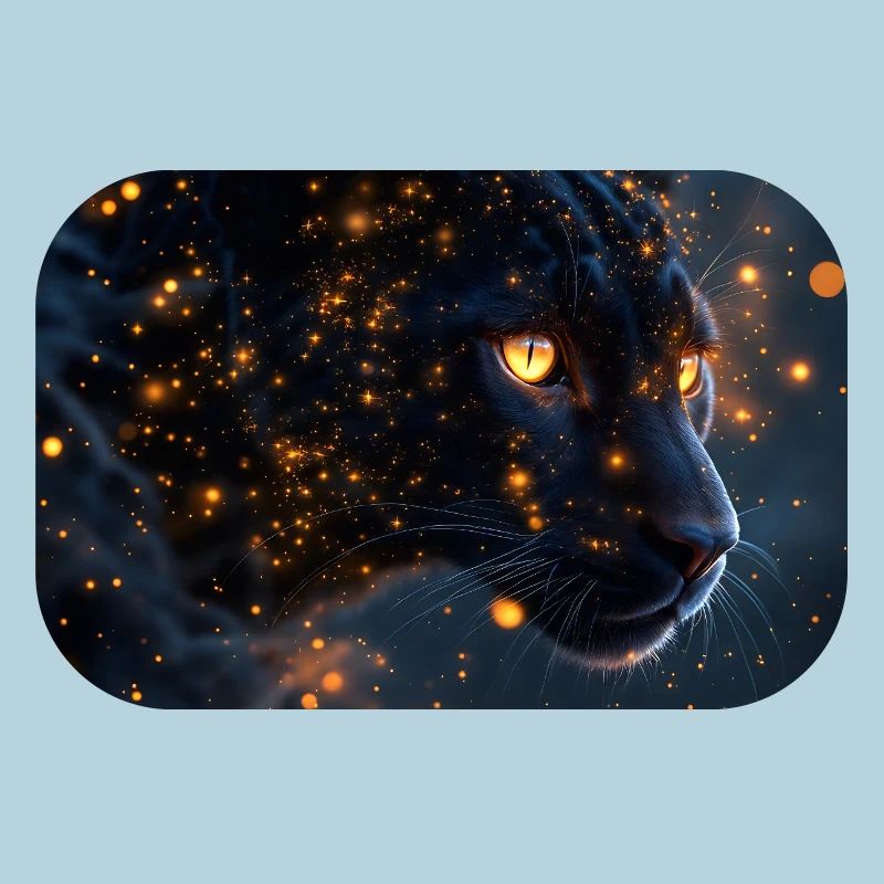 Krafttier Schwarzer Guepard