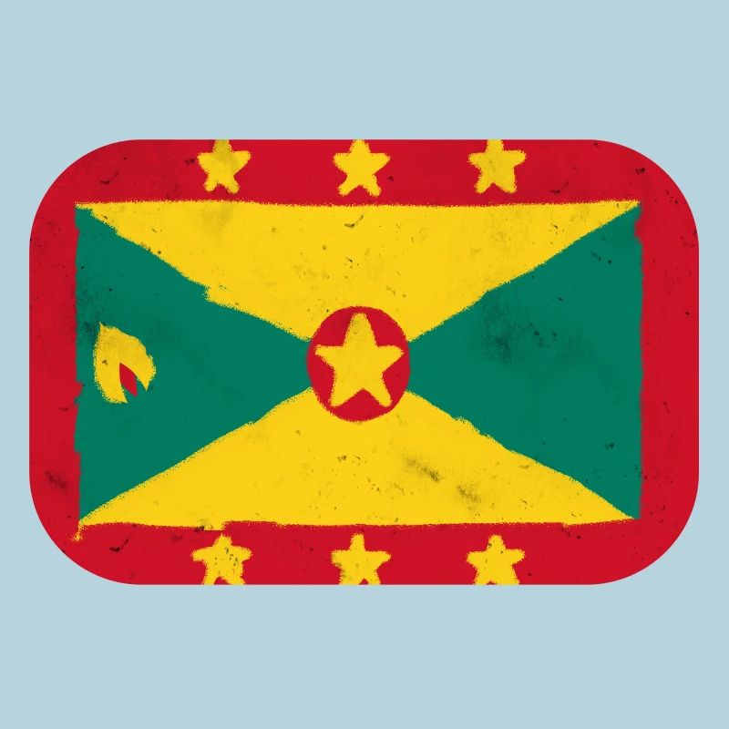 Drapeau de Grenade – Île colorée