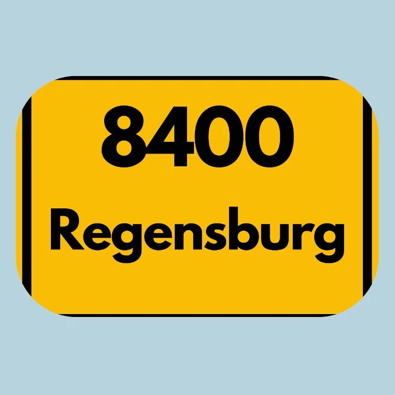 OLD POSTCODE ZIP CODE RETRO 8400 REGENSBURG