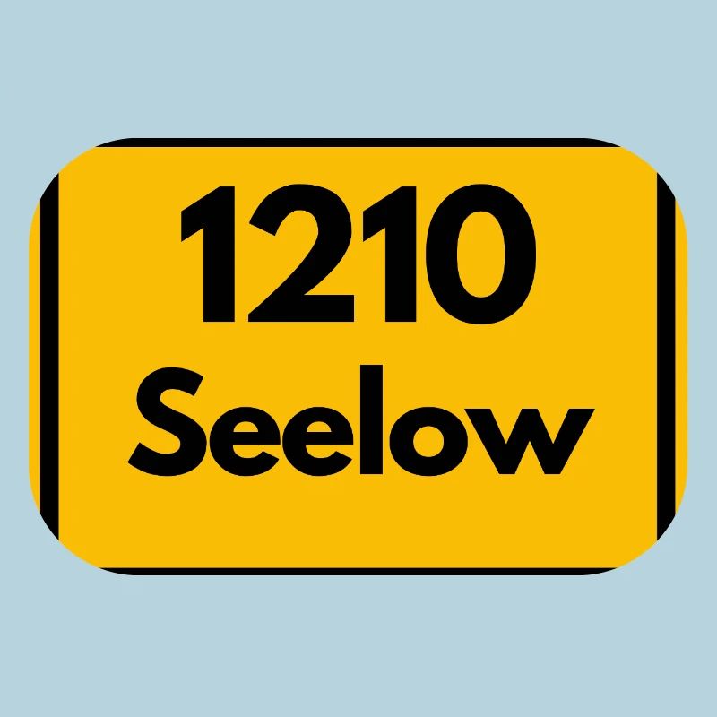 ANCIEN CODE POSTAL RETRO 1210 SEELOW HEIMAT