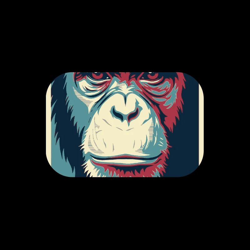 Monkey Thinking Pop Art Poster
