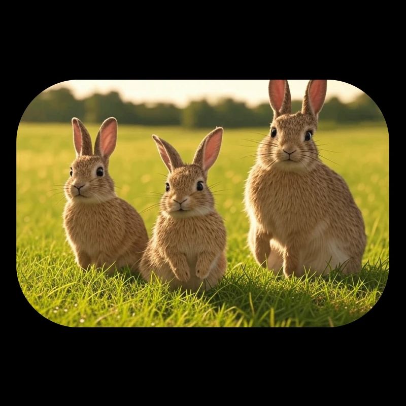 Spring Bunny Trio