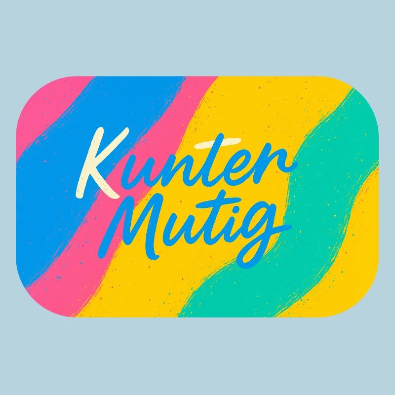 Kunter Explosion de couleurs courageuse