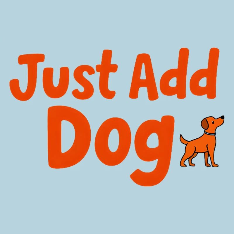 Ajoutez simplement l’impression de chien