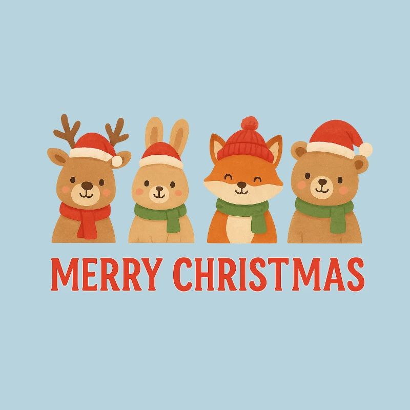 Weihnachts-Tierfreunde-Text
