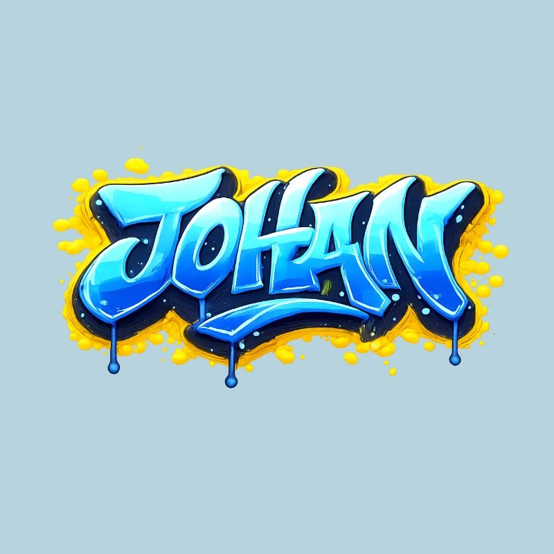 GRAFFITI NAME JOHAN FOR  PERFECT GIFT PRINTABLE 