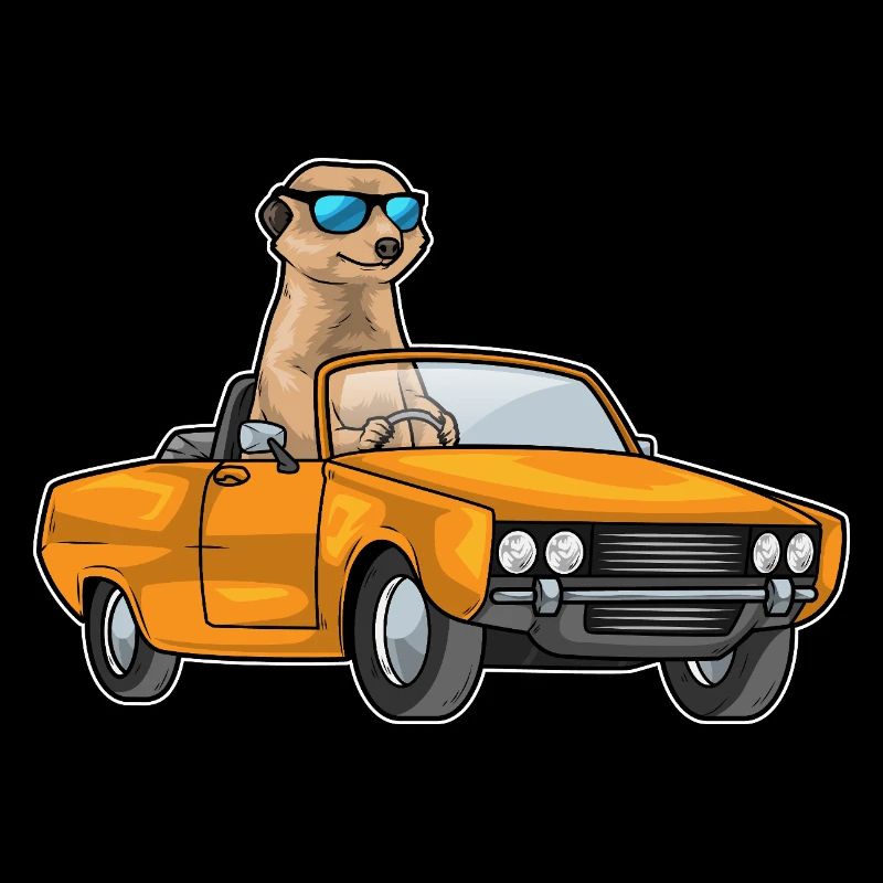 Erdmännchen Auto