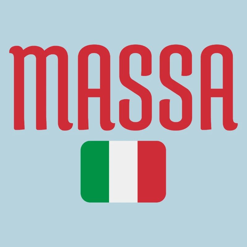 Drapeau italien de Massa