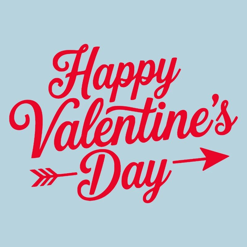 Valentine Script Heart Arrow