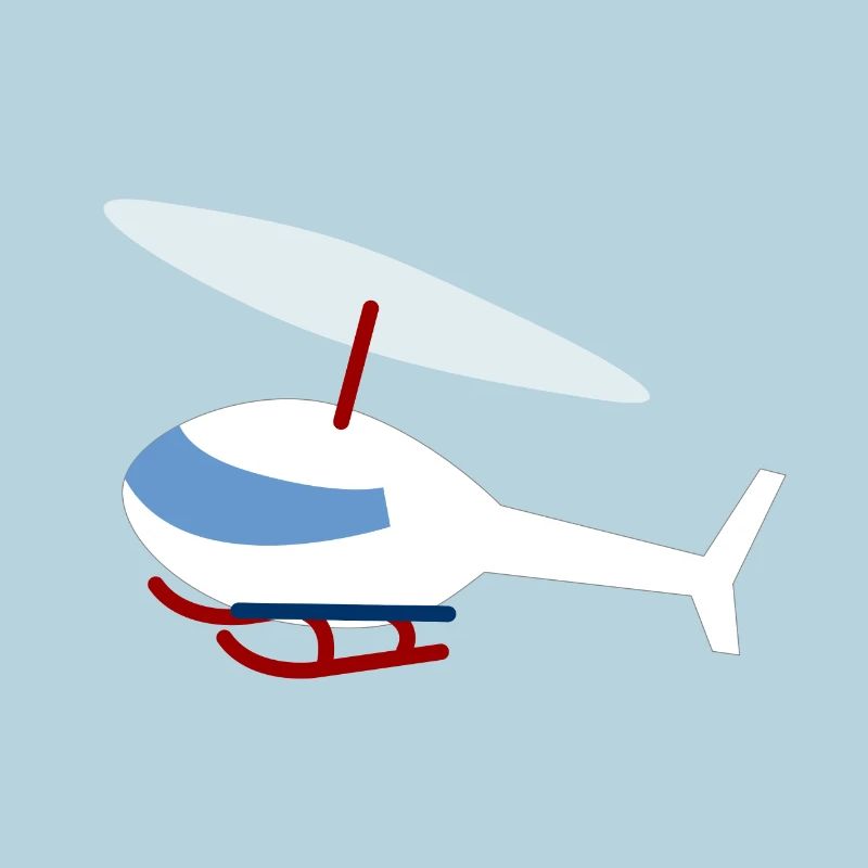 Hélicoptère blanc