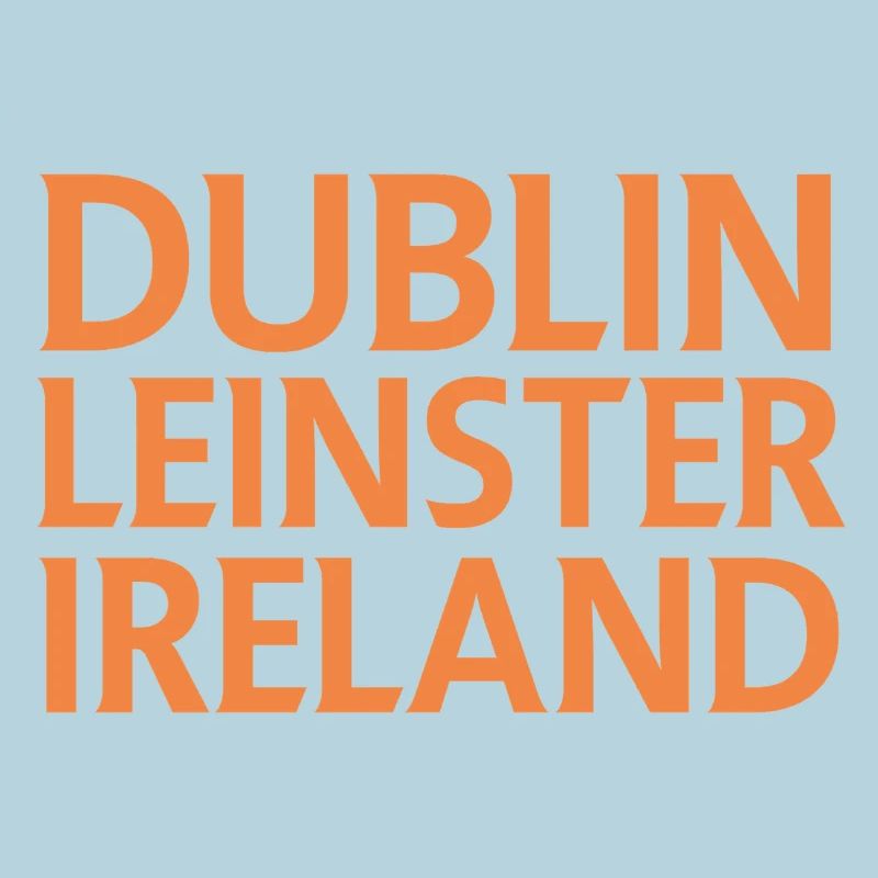 Dublin – Irlande Textdesign