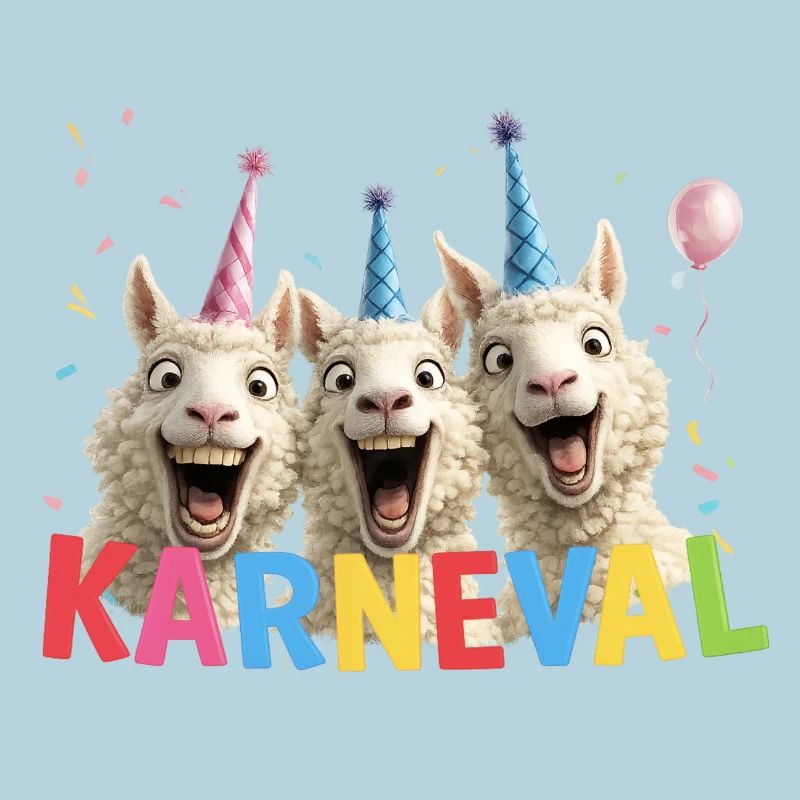 Karneval-Schafe Trio