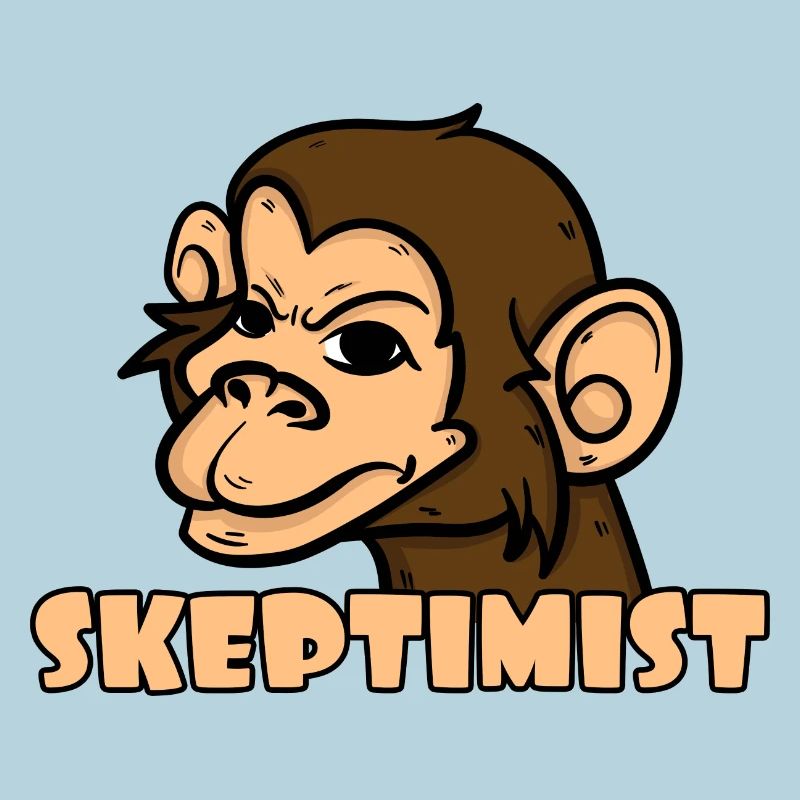Skeptiker Affe - Skeptimist