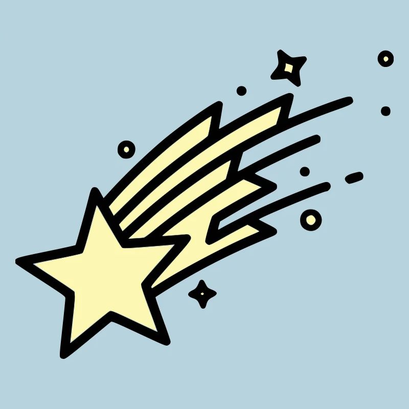 Shooting Star Comet Comic