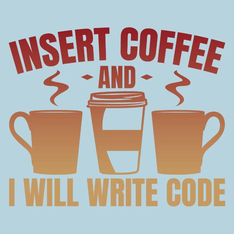 Kaffee einwerfen und Code schreiben