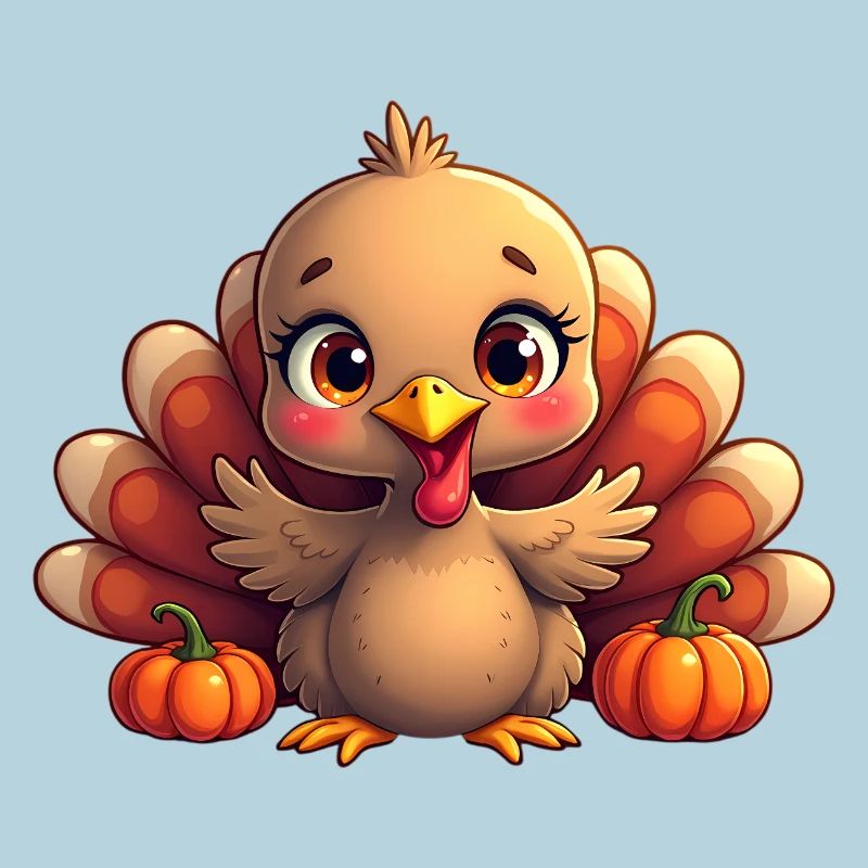 Bébé dinde de Thanksgiving
