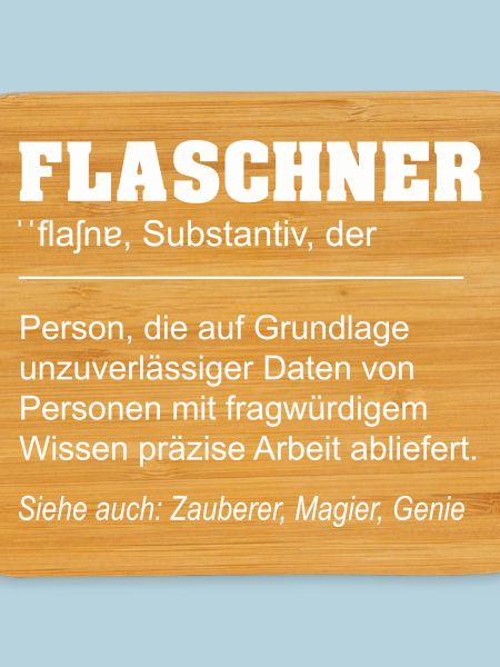 Flaschner lustige Definition