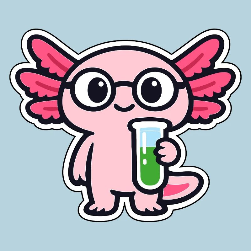 Small Labcreature with wings axolotl