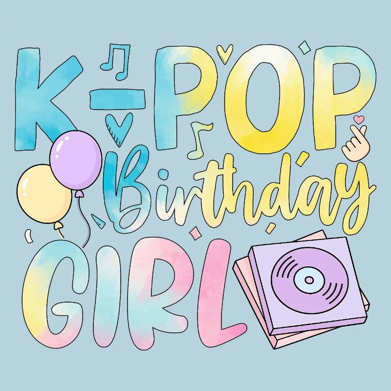 Fille d’anniversaire K-Pop