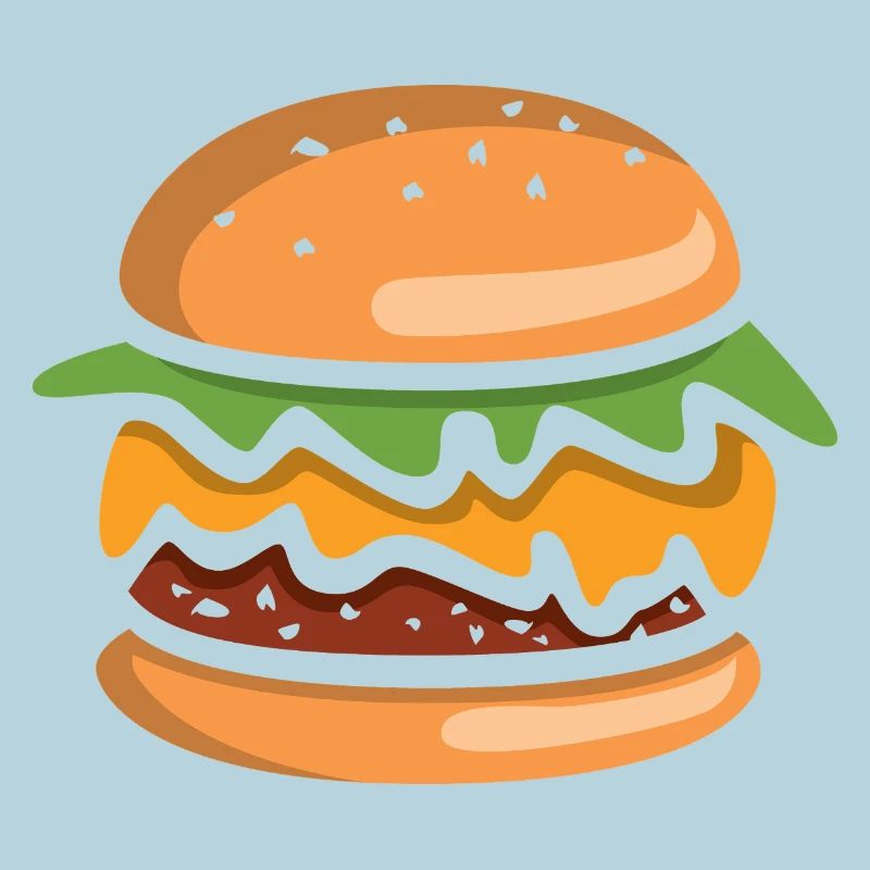 Comic Burger Cheeseburger