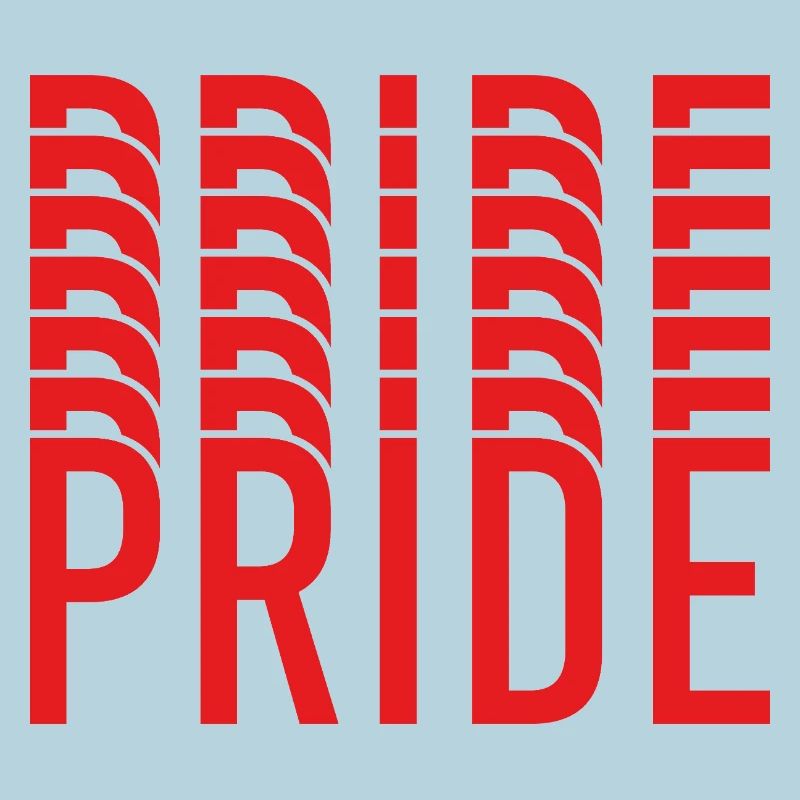Pride: Repeated letter design
