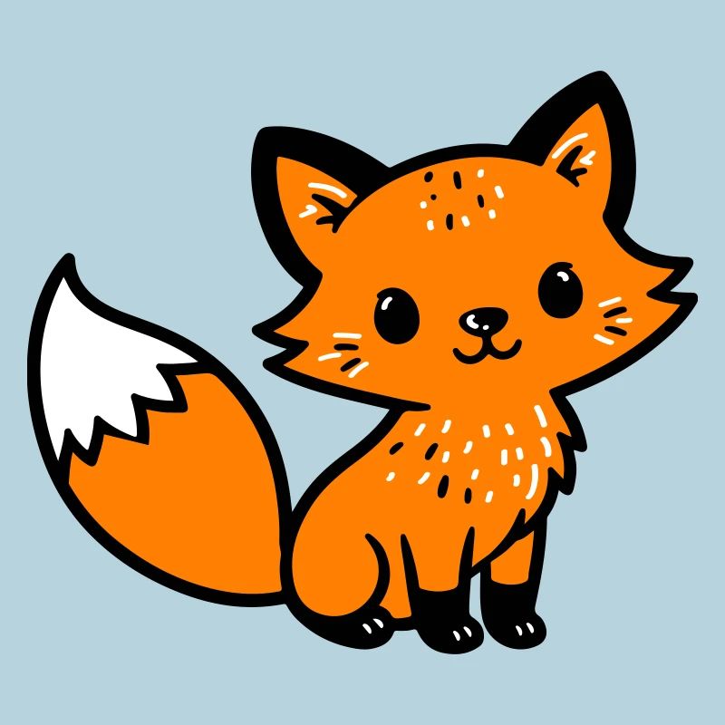 Fuchs Niedlich Comic