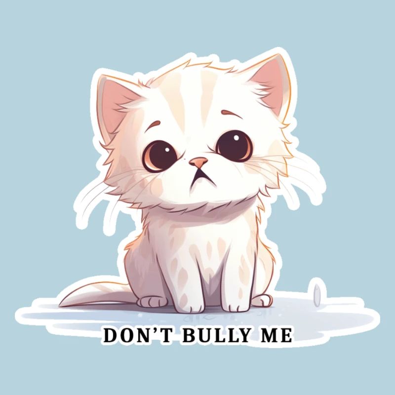 Don’t Bully Me – Süße Katze mit Botschaft