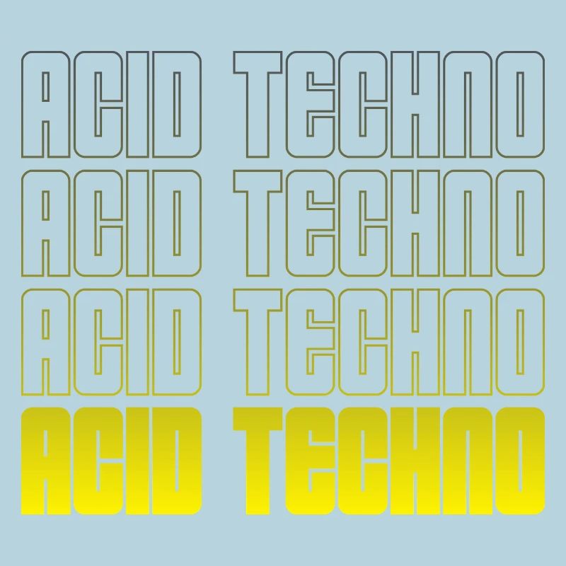Acid Techno Repetition Gradient