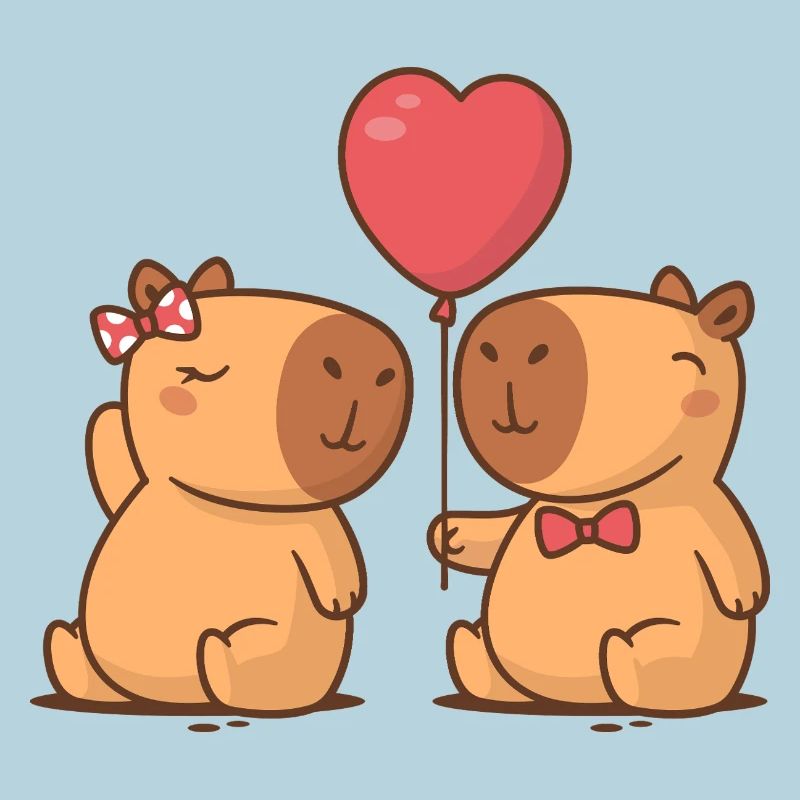 Capybara-Paar