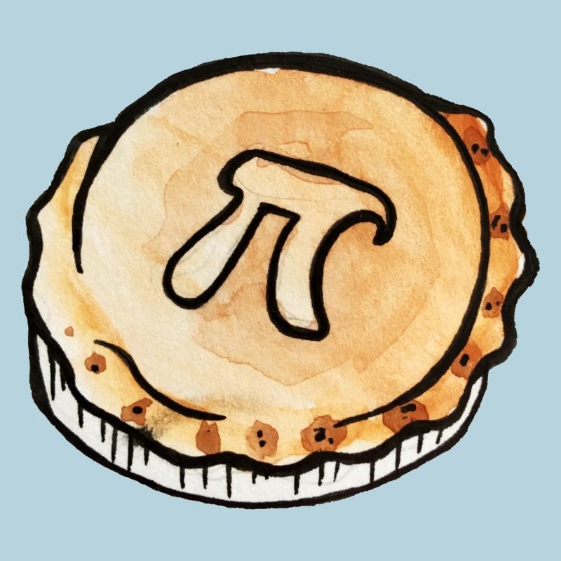 Pi Pie Grafik-Tee