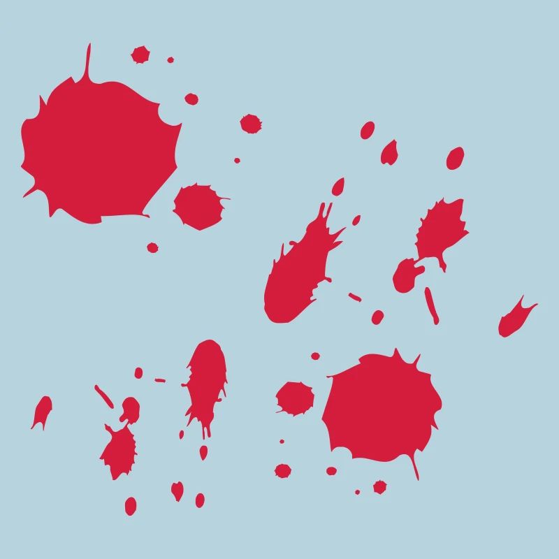 Rote Farbspritzer abstrakte Muster