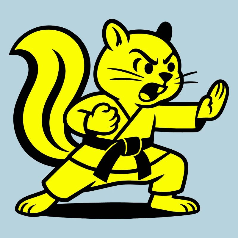 Karate Eichhörnchen!