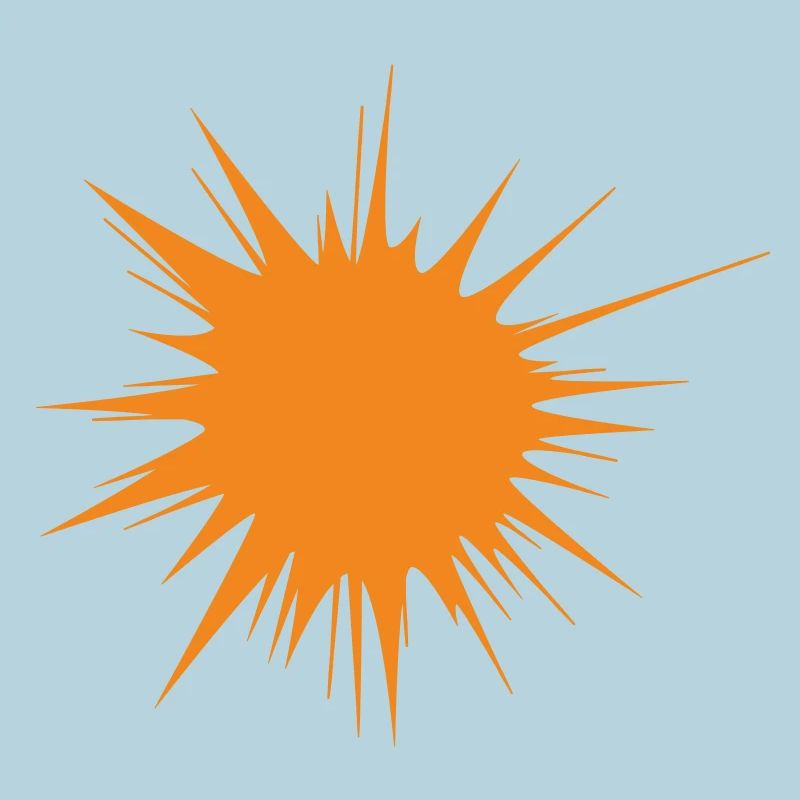 flash | explosion | Sun orange | Vectorgraphic